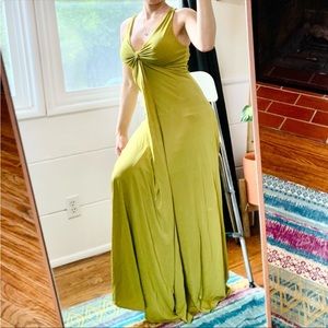 LAUNDRY BY SHELLI SEGAL - Olive Green Dress Size 2